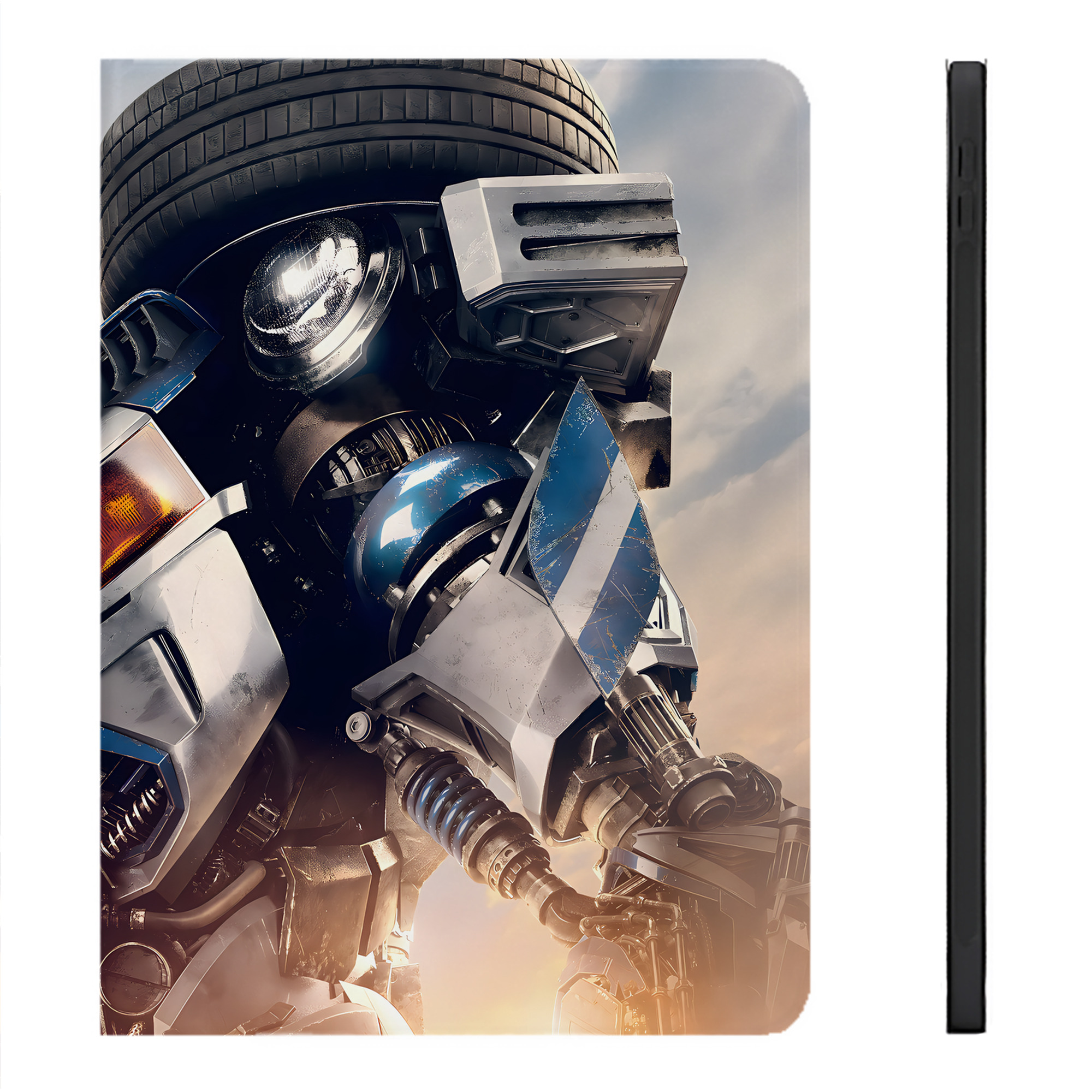 （画像用） Transformers トランスフォーマー IPadケース ペンホルダー付き ブックスタイルデザイン